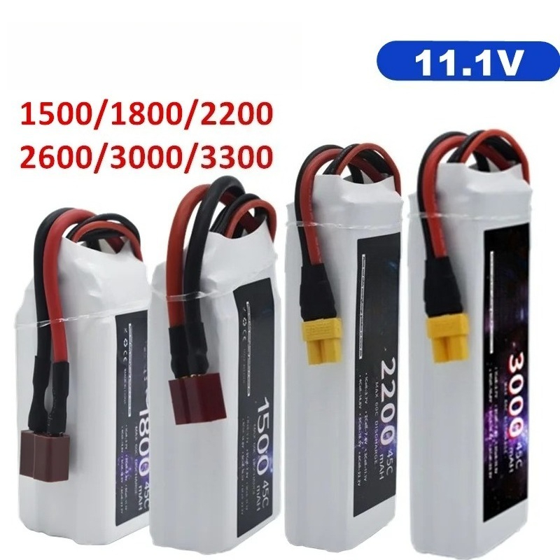 Drone Battery Adapter - Batería LiPo 3S 1500mah 1800mAh 2200mah