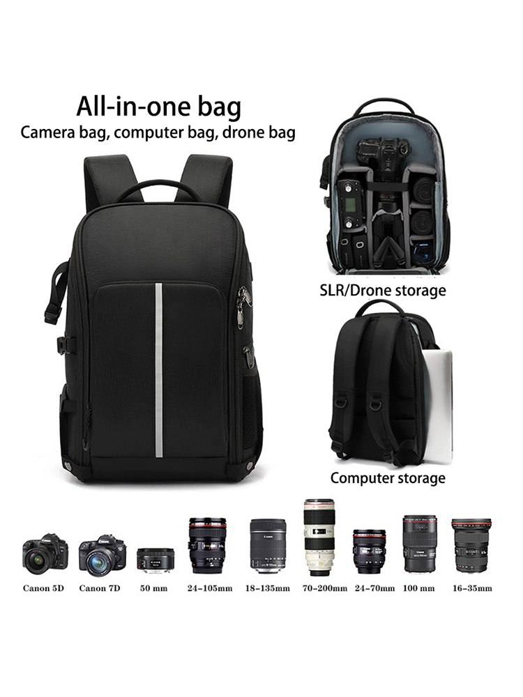 Mochila para fotografía al air - Drone Strobe Light reseña y precio