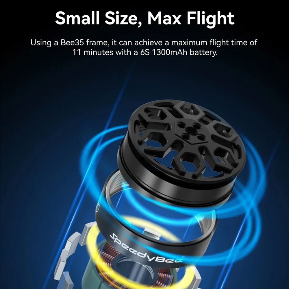 Motor sin escobillas SpeedyBee - Drone Backpack reseña y precio