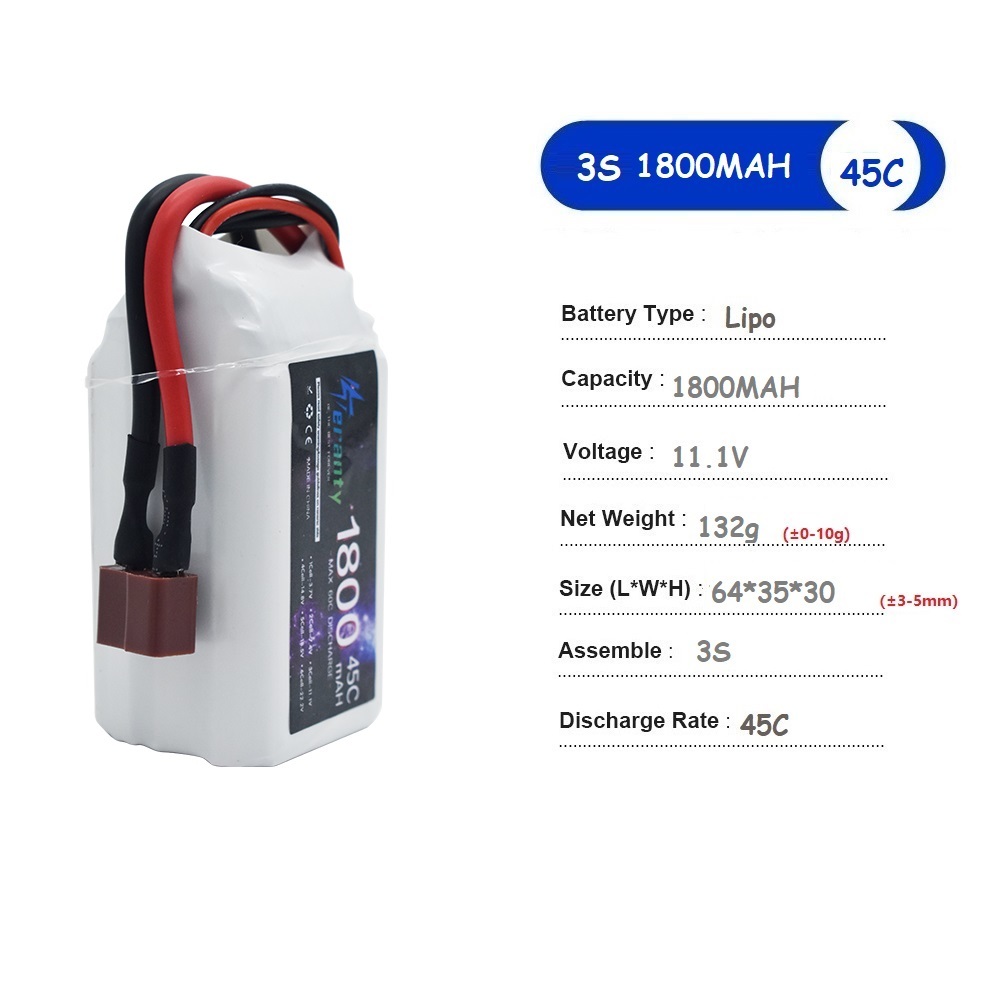 Batería LiPo de 11,1 V, 3S, 15 - Drone Battery Adapter reseña y precio